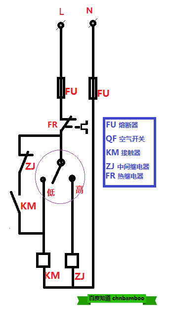 繼電器浮球開關(guān)接線圖解