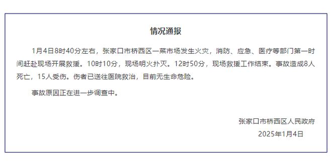 河北一菜市場發(fā)生火災(zāi) 已致8死15傷專業(yè)解析評估_版簿19.87.79